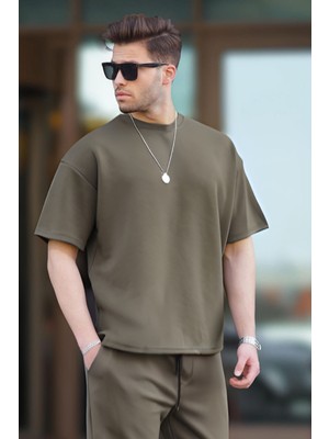 Yakamel Erkek Oversize T-Shirt