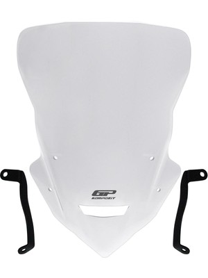 GP Kompozit Yamaha MT-25 2020-2026 Uyumlu Tur Camı Şeffaf 48 cm
