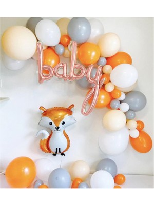 Kidspartim Baby ve Tilki Balon Zincir Seti