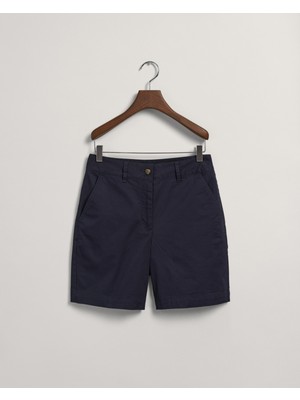 Gant Kadın Lacivert Slim Fit Logolu Şort 4020078.433