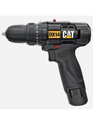Cat DX14 12VOLT/2.0AH Li-Ion Profesyonel Şarjlı Matkap