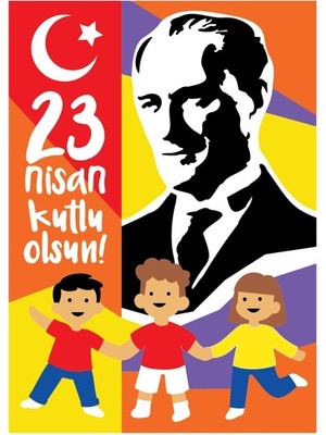 Red Castle 23 Nisan Ulusal Egemenlik ve Çocuk Bayramı Eko Kum Boyama Seti 10 Adet-Red Castle 23NSN-101