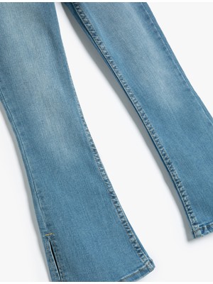 Koton Ispanyol Paça Kot Pantolon - Flare Jean