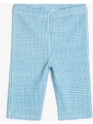 Koton Kısa Tayt Beli Lastikli Pamuklu