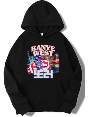 Brz Collection Unisex Oversize Kanye West Hoodie