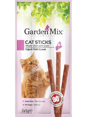 Garden Mix Gardenmix Ciğerli Kedi Stick Ödül 3x5g