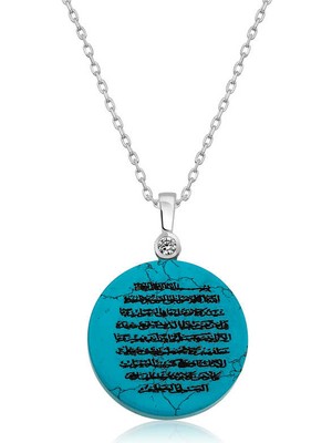 Himarry Gümüş Ayetel Kürsi Bayan Kolye