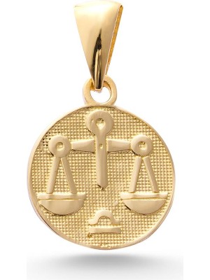 Sefa Gold 14 Ayar Altın Terazi Burcu Kolye Ucu