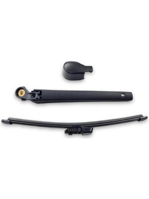 Aftermarket Vw Polo 6r 2010-2017 Uyumlu Arka Cam Silecek Kolu Kapağı Takım 6R6955707B Siyah Lts