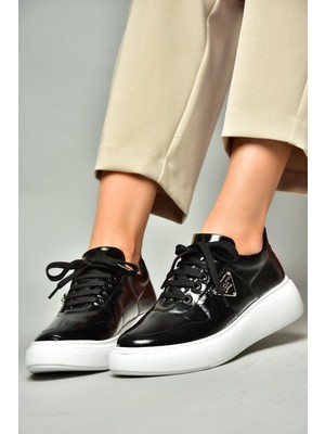 Fox Shoes S274048308 Siyah Rugan Spor Ayakkabı Sneakers