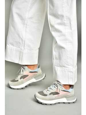 Fox Shoes S312212809 Gri Spor Ayakkabı Sneakers