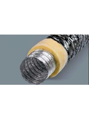 Flexiva Ø203 mm Air Alüminyum Izoleli Flexible Esnek Hava Kanalı - Davlumbaz - Baca - Aspiratör Borusu 10 mt