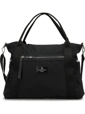 Lumberjack STN GARNILI BSC KL 4PR Siyah Kadın Kol Çantası