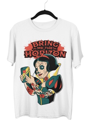 Fuddy Moda  Rock Band Bring Me The Horizon Baskılı T-Shirt, Rock-Metal Müzik Baskılı Tişört