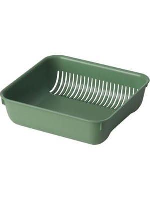 Holly Home Skolast Gıda Atık Kabı Yeşil, Lavabo Süzgeci 16X17X5 cm