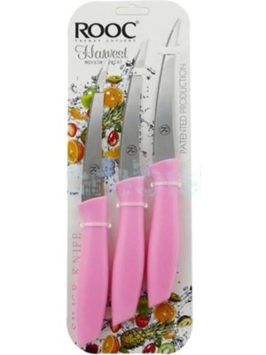 Royaleks Group Lazer Kesim Meyve Sebze Bıçağı Bıçak Takımı 3 Parça ROYALEKS-MR-003