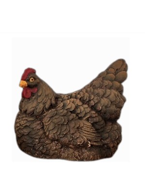 Morlalem 11CM 3 Boyutlu Tavuk Silikon Kalıp K-1307, Kokulu Taş Sabun Alçı Mum Kalıbı