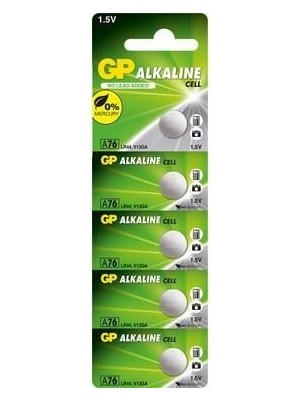 Gp Lr 44-A 76-AG13-DÜĞME Pil 1.5 Volt-5 Li Kart