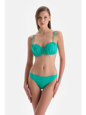 Dagi Mint Yeşili Straplez Kaplı Bikini Üst