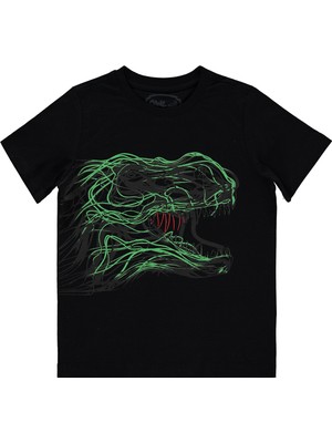 Civil Boys Erkek Çocuk Tişört 10-13 Yaş Siyah