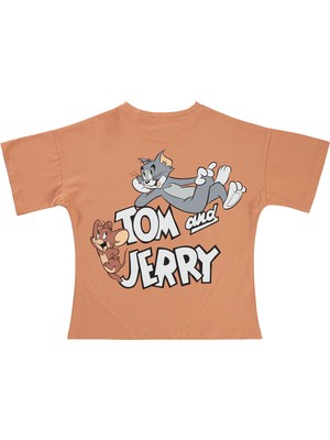 Tom And Jerry Kız Çocuk Tişört 6-9 Yaş Italyan Kili