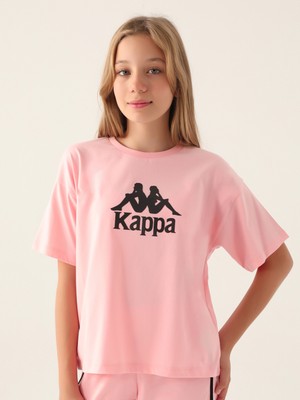 Kappa Kız Çocuk Pembe Tişört