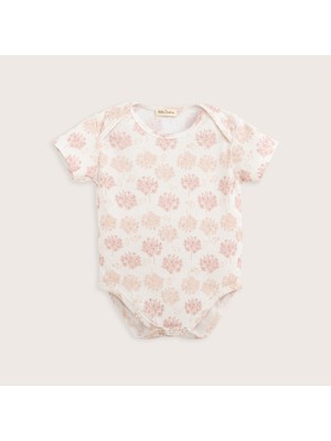 Chakra Secret Garden Baskılı  Body Ekru