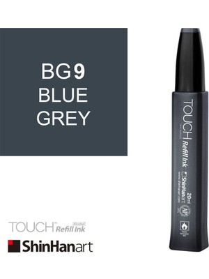 Shinhan Art Touch Ink Alkol Bazlı Mürekkep 20ML Bg9 Blue Grey