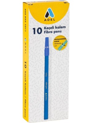 Adel Keçeli Boya Kalemi Mavi