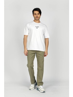 Lee Cooper Normal Bel Straight Haki Erkek Chino Pantolon 242 Lcm 221002 Rıcky Nd 1 Haki