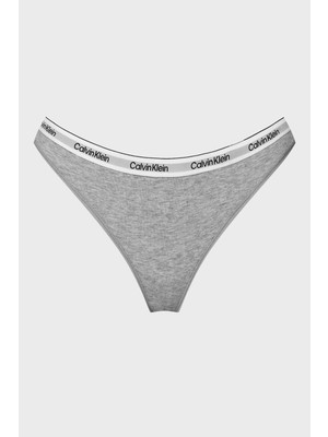 Calvin Klein Streç Pamuklu 3 Pack Tanga Külot 000QD5209EMPI Bayan Külot 000QD5209E Mpı