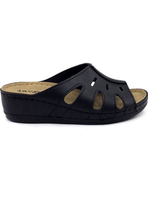 Aryan 09-951 Siyah Kadın Yazlık Terlik