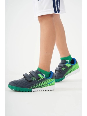 Cool Kids Ronaldo Lacivert Erkek Çocuk Halısaha Futbool Ayakkabısı