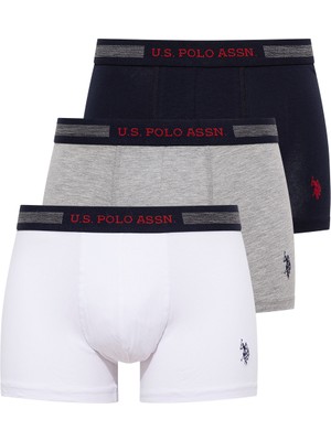 U.S. Polo Assn. Erkek Çok Renkli 3'lü Boxer 80155