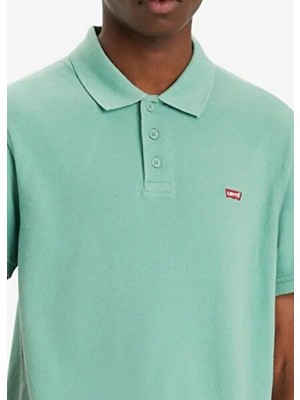 Levi'S Polo Yaka Düz Kısa Kollu Yeşil Erkek T-Shirt A2085-0002