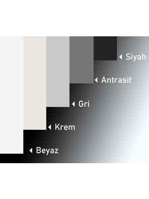 Binbir Perde Siyah Blackout (Karartma, Aluminyum Aksam) Stor Perde