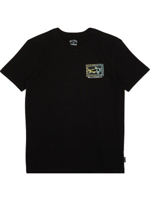 Billabong Sharky Ss Erkek Çocuk Siyah Tişört