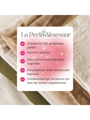 La Perla Aksesuar Gold Loop Çelik Küpe