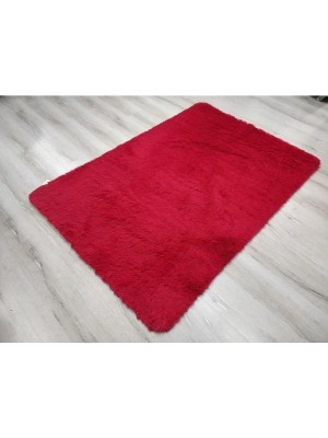 Yamalı Home Tavşan Tüyü Kırmızı 120X180 cm Peluş Post Halı