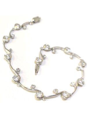 Taşlı Bileklik Künye 14 Ayar Altın Hd Videolu