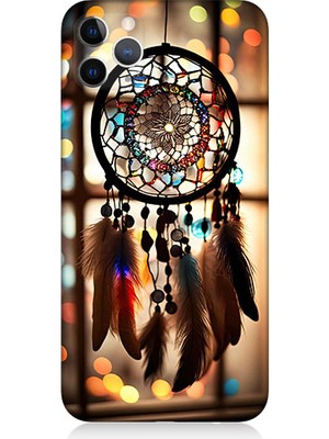 Teknomeg Apple Iphone 11 Pro Uyumlu Düş Kapanı Dreamcatcher Desenli Silikon Kılıf
