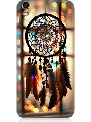 Teknomeg Vestel Venus V5 Uyumlu Düş Kapanı Dreamcatcher Desenli Silikon Kılıf