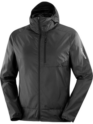 Salomon Bonatti Cross Wind Erkek Siyah Koşu Rüzgarlığı