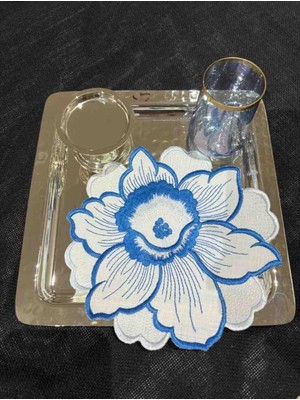 Nur Homing Lotus Kokteyl Peçete Mavi