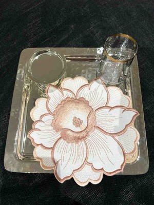 Nur Homing Lotus Kokteyl Peçete Bakır