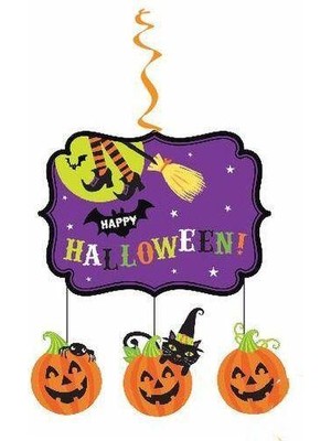Parti Dükkanım Cadılar Bayramı Halloween Büyük Tavan Süs