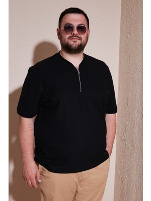 Buratti Pamuklu Regular Fit Büyük Beden T Shirt Erkek T Shirt 5902653B