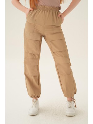 Rays 4024A Cep Detay Paraşüt Pantolon Vizon