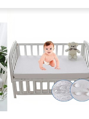 AY Home Pamuklu Sıvı Geçirmez Bebek Alezi  Çoçuk  Alezi  Bebek   Çoçuk  Yatak  Koruyucu   Çarşaf  Alez     Bebek  Yatağı  Alezi   Beşik  Yatağı    Alezi  70  x 140  cm   Ebatında