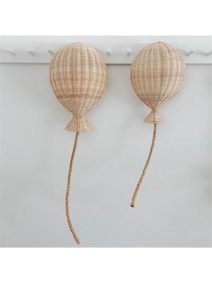 Zoa Collection Rattan Küçük Boy Balon Duvar Dekoru